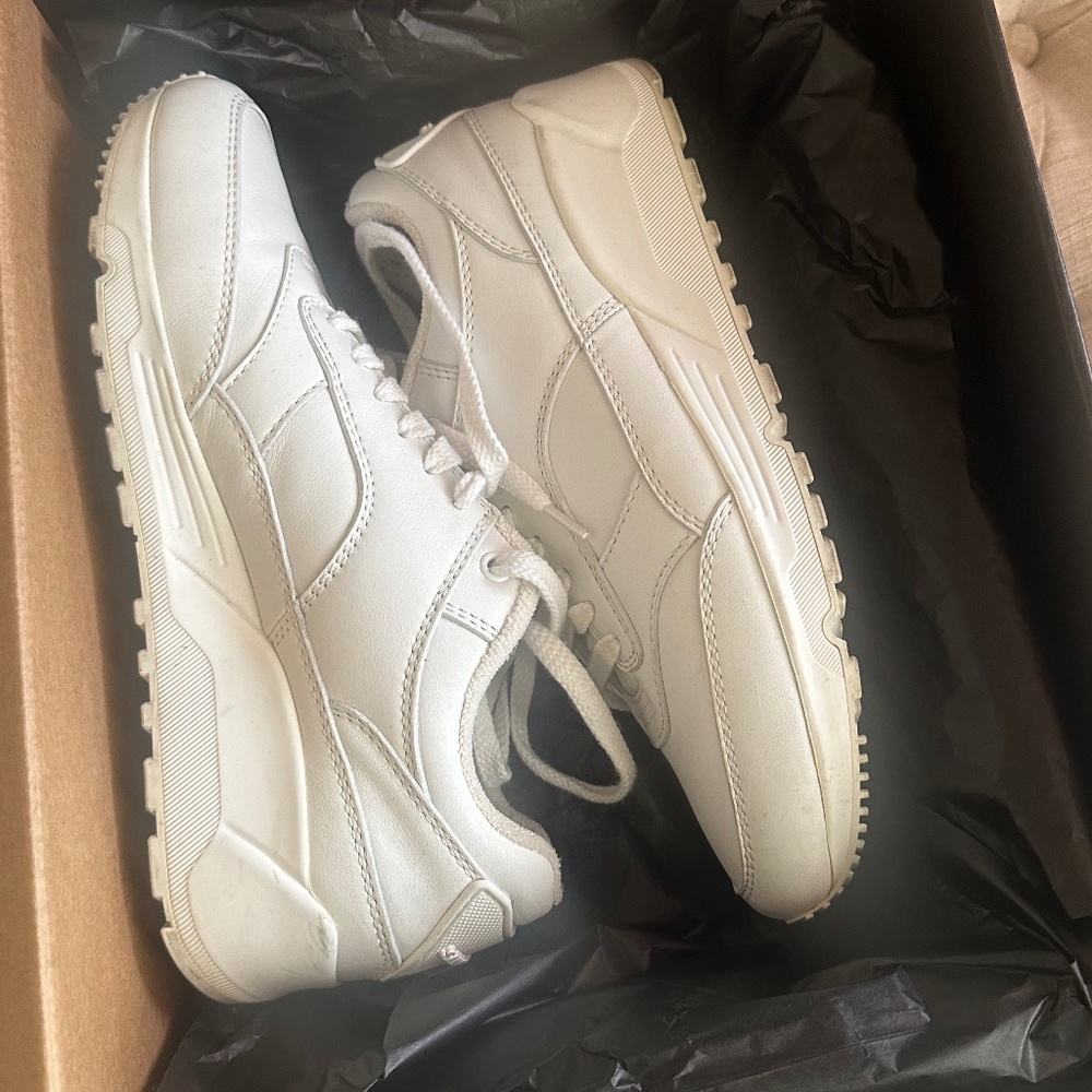 SAINT LAURENT BUMP SNEAKERS IN SMOOTH LEATHER